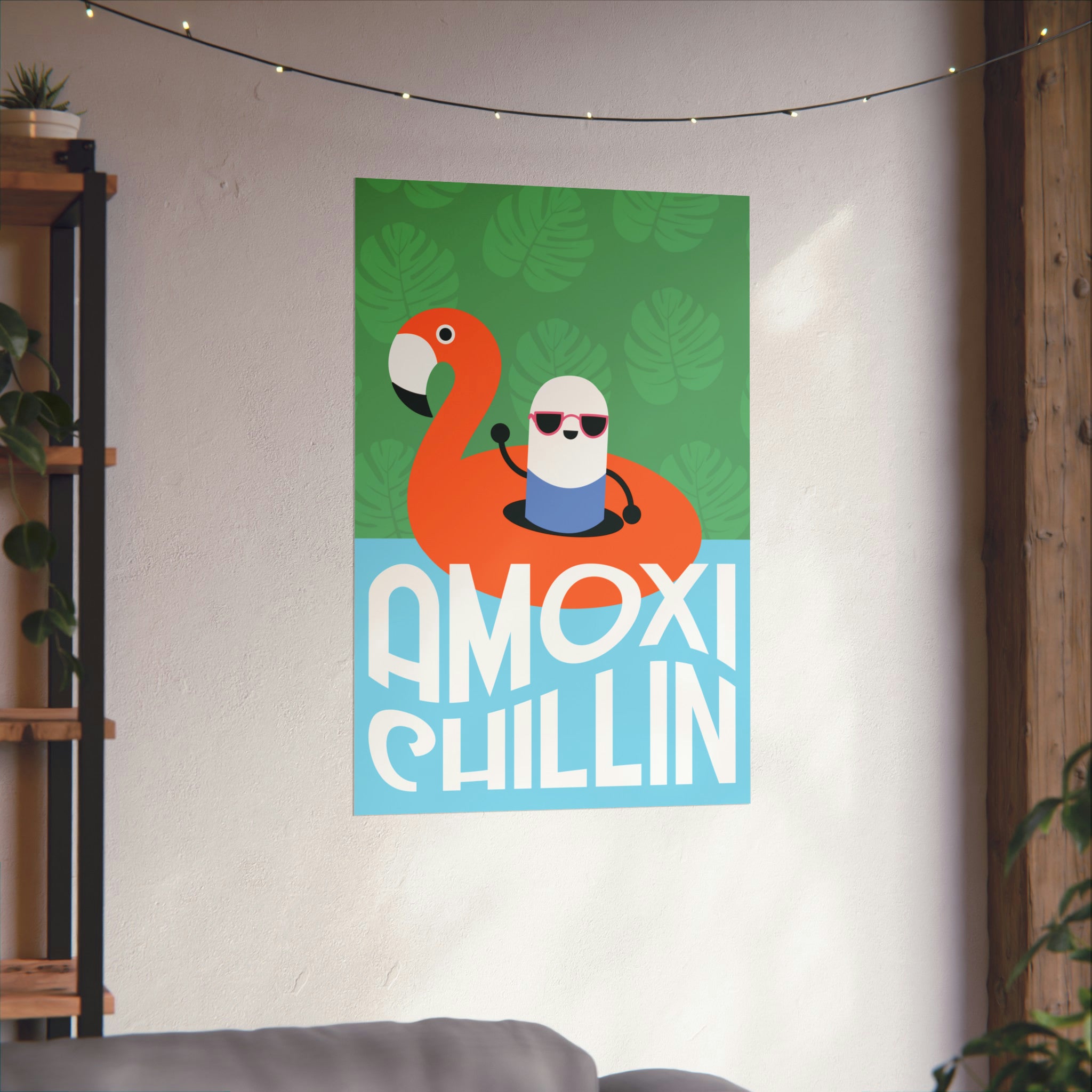 Amoxi-"Chillin" Matte Vertical Poster - Pharmacy Fun Decor