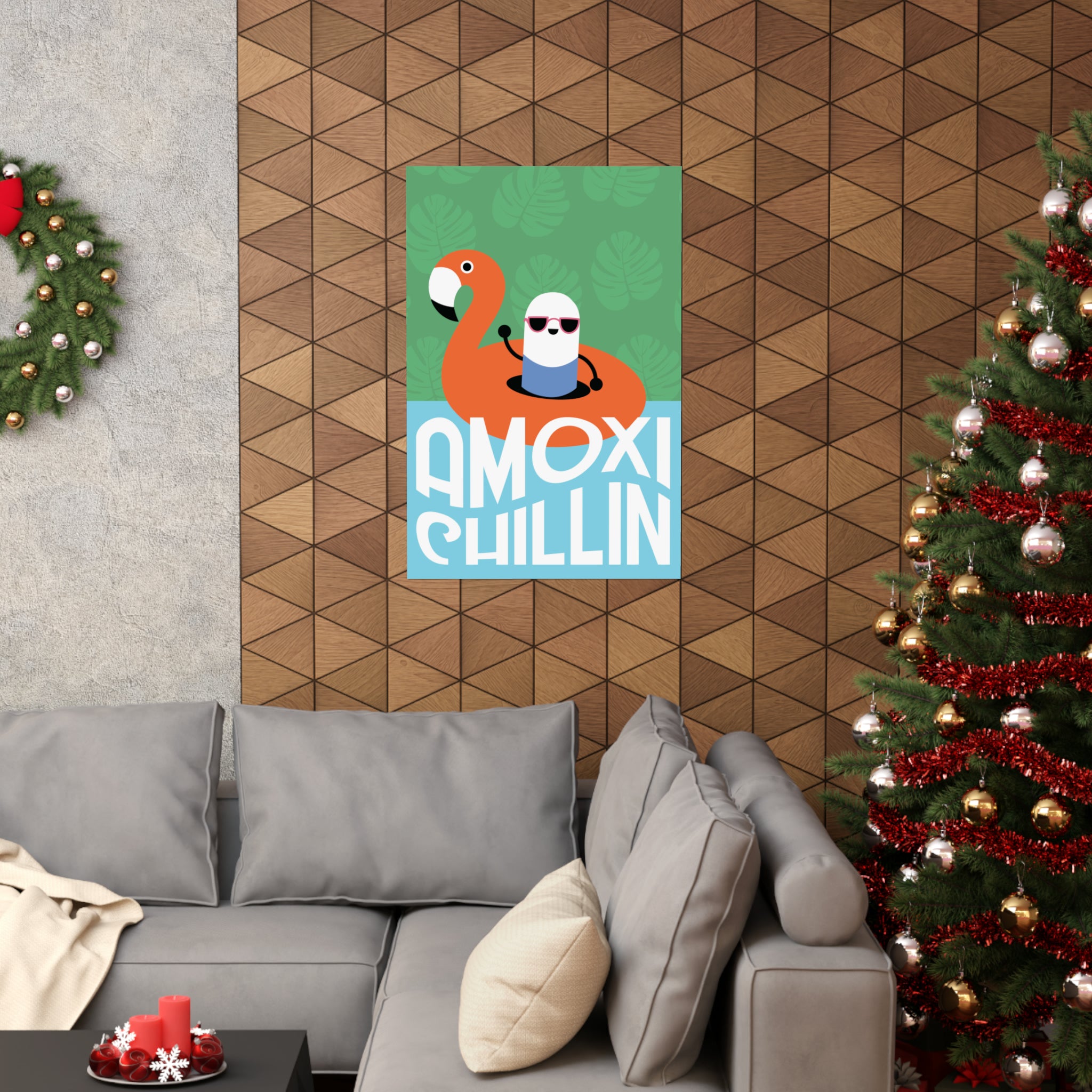 Amoxi-"Chillin" Matte Vertical Poster - Pharmacy Fun Decor