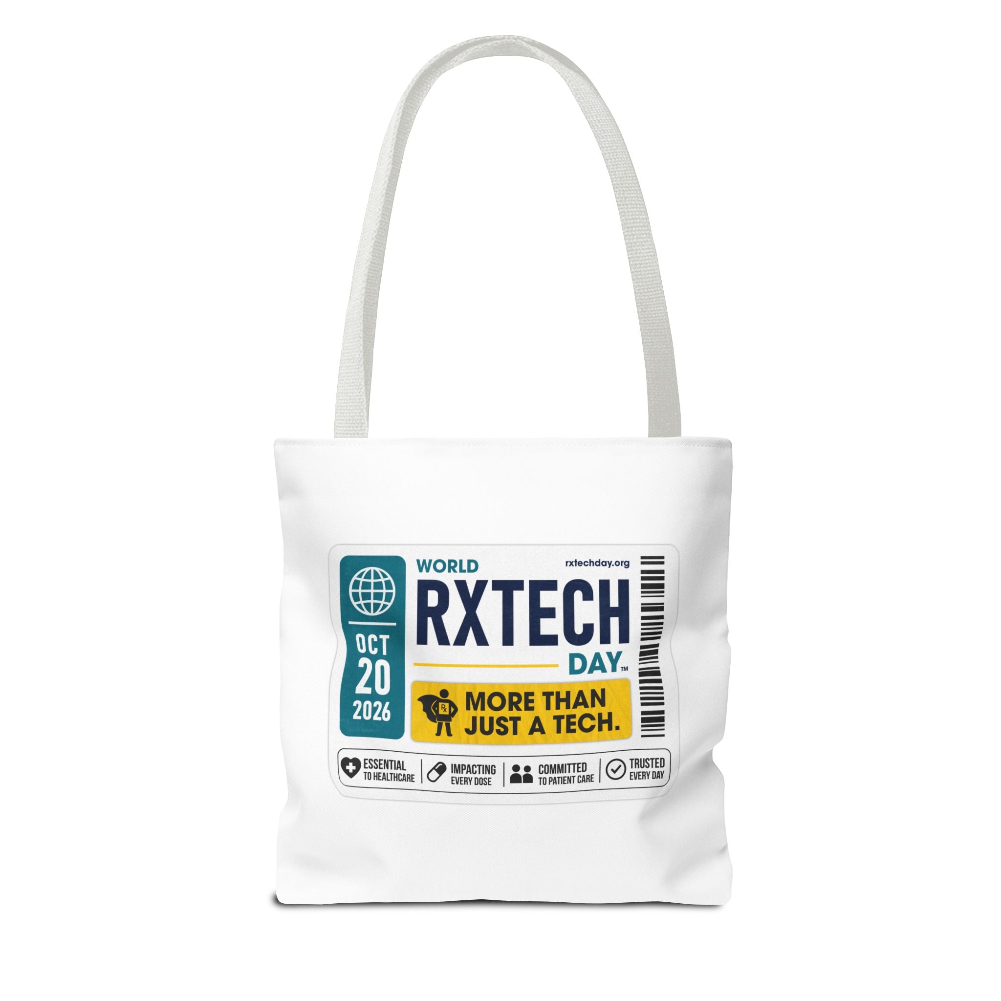 More Than Just a Tech — World RxTech Day 2026 Tote Bag