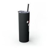 Rx Santa Hat - Skinny Tumbler with Straw, 20oz