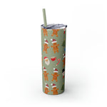 RX Gingerbreads - Skinny Tumbler with Straw, 20oz