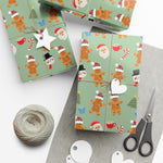 Rx Gingerbreads - Gift Wrap Papers (Green)