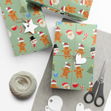 Rx Gingerbreads - Gift Wrap Papers (Green)