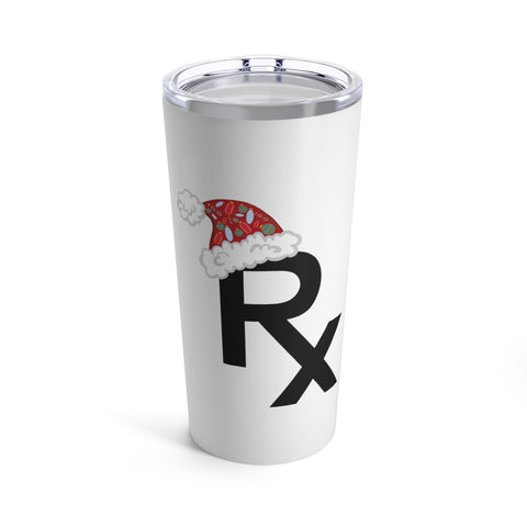 Rx Santa Hat Tumbler 20oz - White