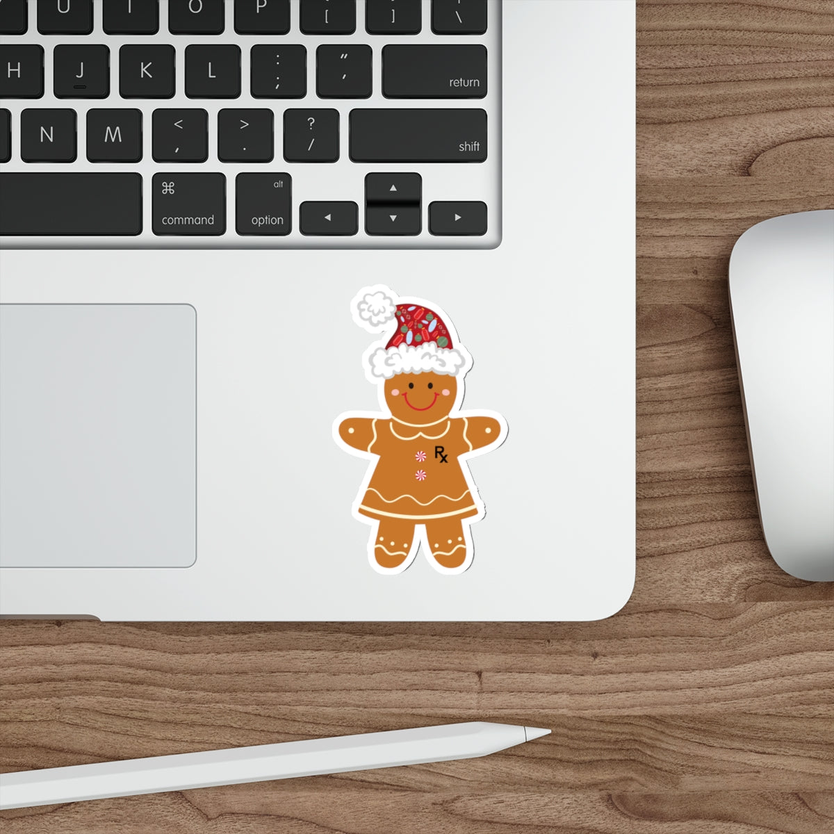 Rx Gingerbread Sticker #1