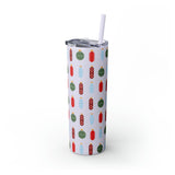 Pharmacy Pill Ornaments - Skinny Tumbler with Straw, 20oz