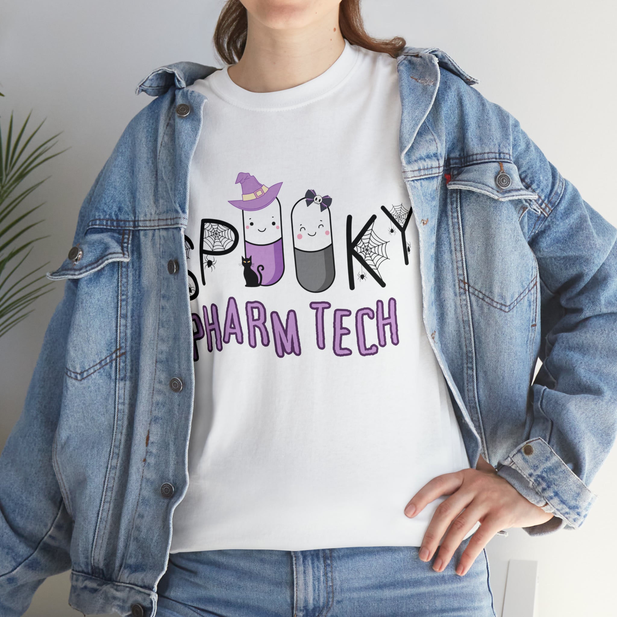 Spooky Pharm Tech "Spider Webs" T-Shirt