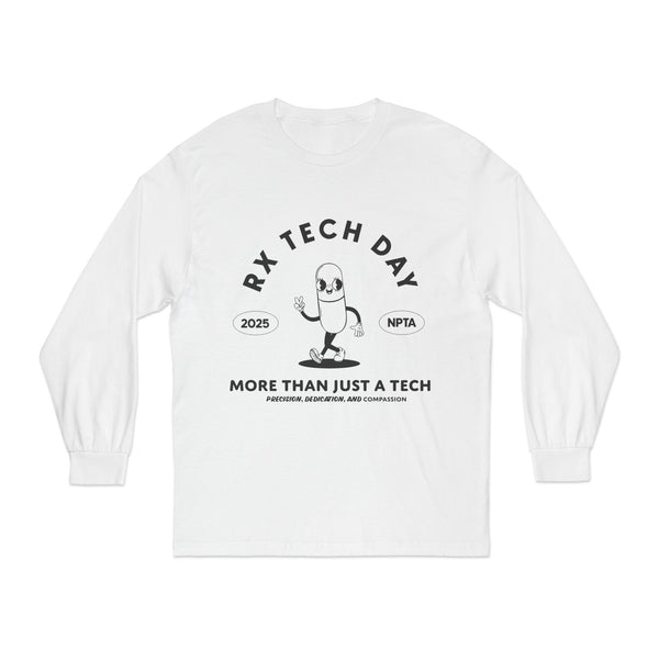 World Rx Tech Day 2025 Pill Mascot Long Sleeve T-Shirt