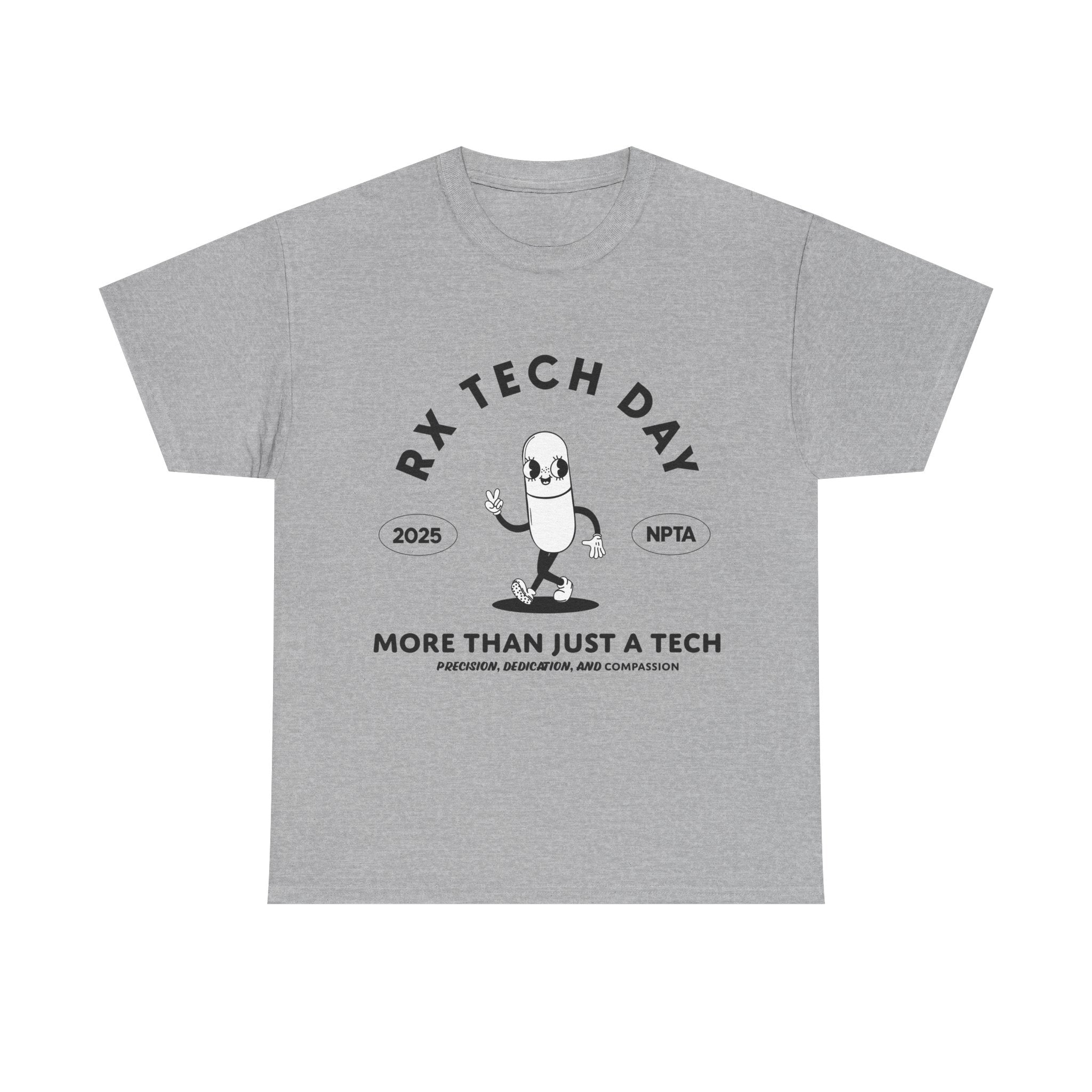 World Rx Tech Day 2025  Pill Cartoon Character Shirt