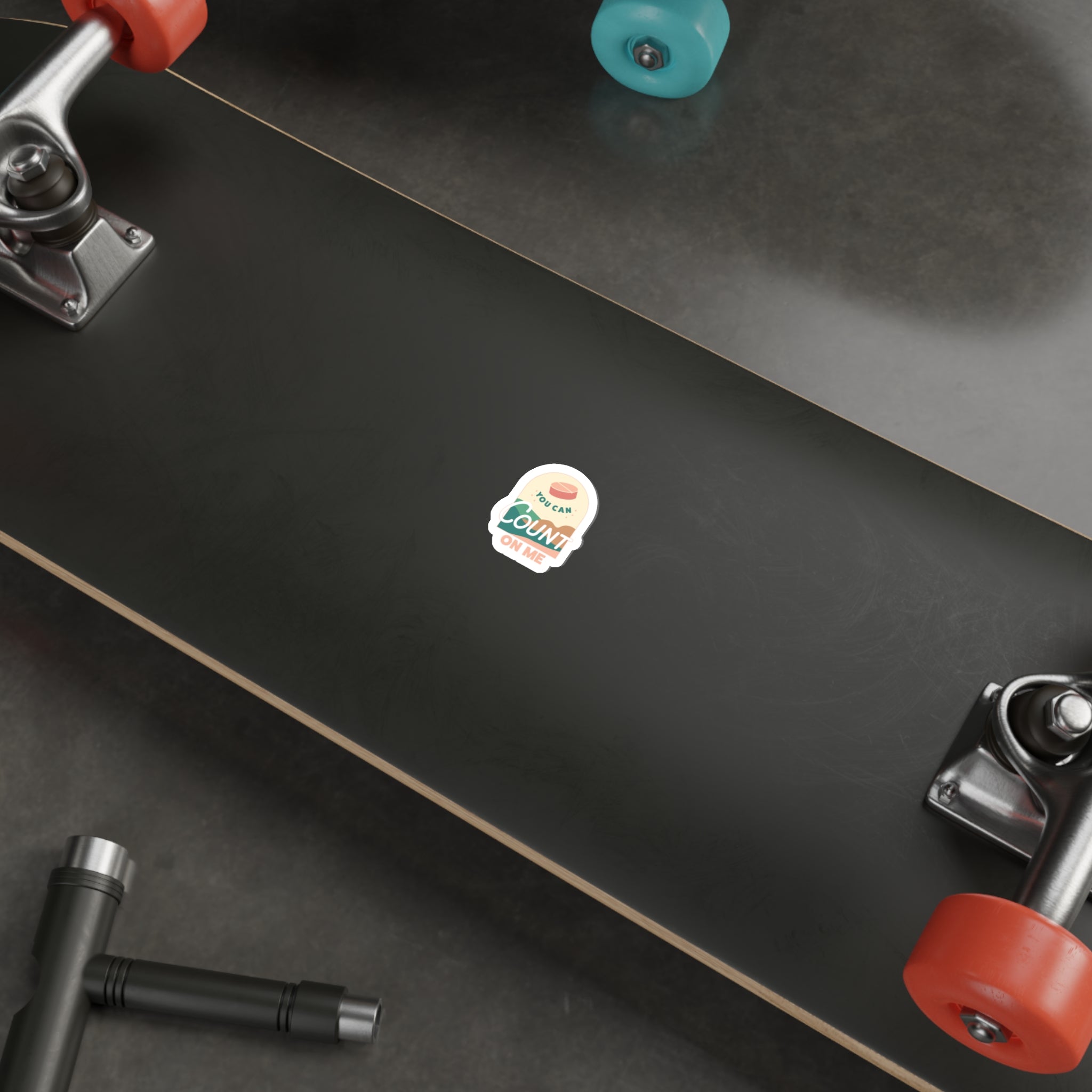 Count On Me Die-Cut Sticker