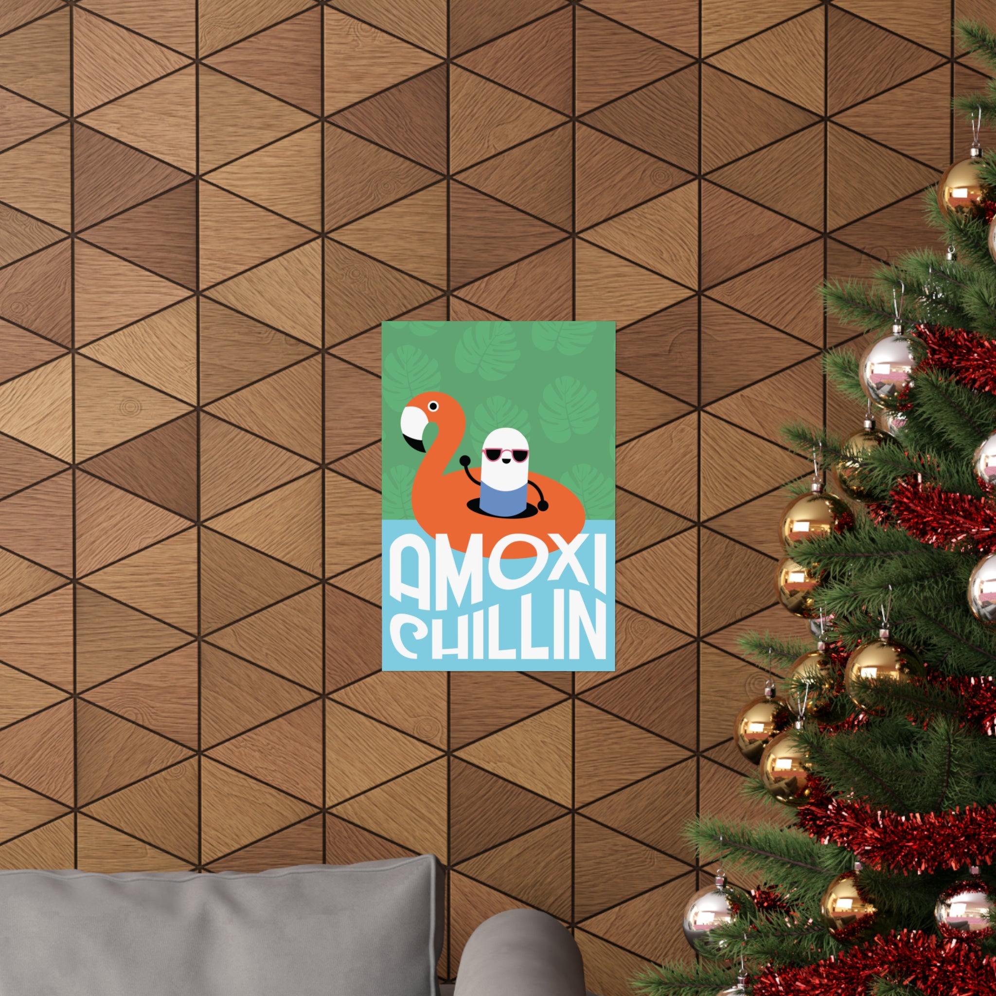 Amoxi-"Chillin" Matte Vertical Poster - Pharmacy Fun Decor