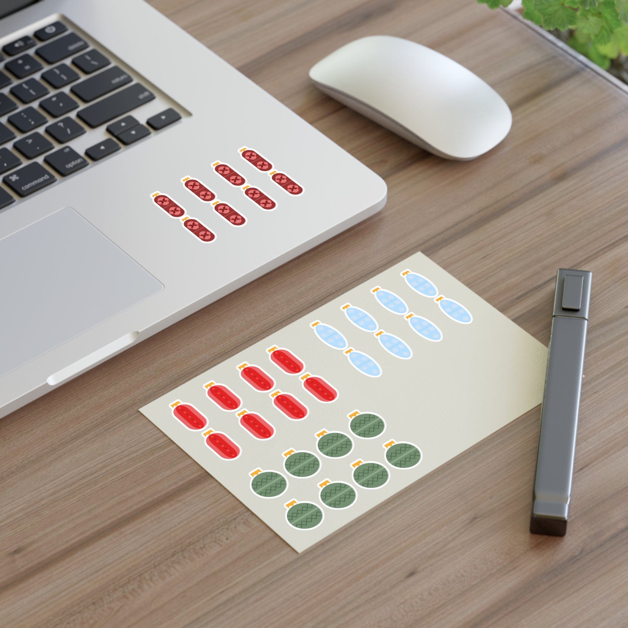 Pharmacy Pill Ornaments - Sticker Sheet