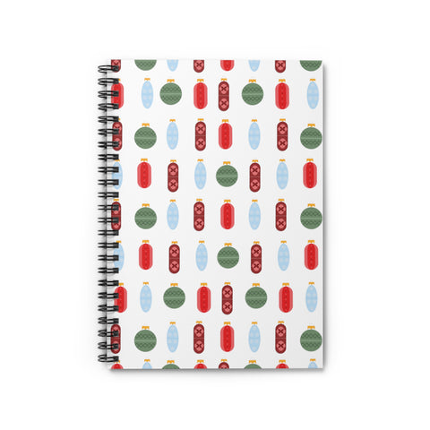 Pharmacy Pill Ornaments - Notebook (White)