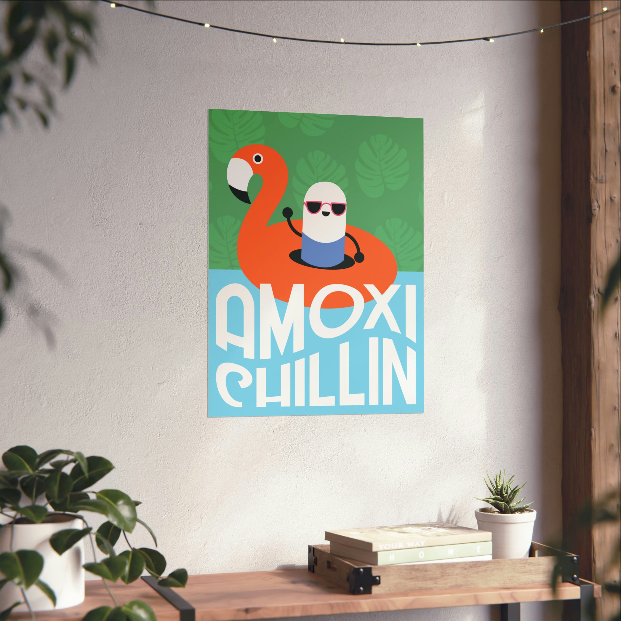 Amoxi-"Chillin" Matte Vertical Poster - Pharmacy Fun Decor