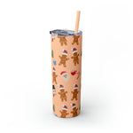 RX Gingerbreads - Skinny Tumbler with Straw, 20oz