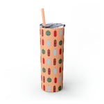 Pharmacy Pill Ornaments - Skinny Tumbler with Straw, 20oz