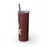 Rx Santa Hat - Skinny Tumbler with Straw, 20oz