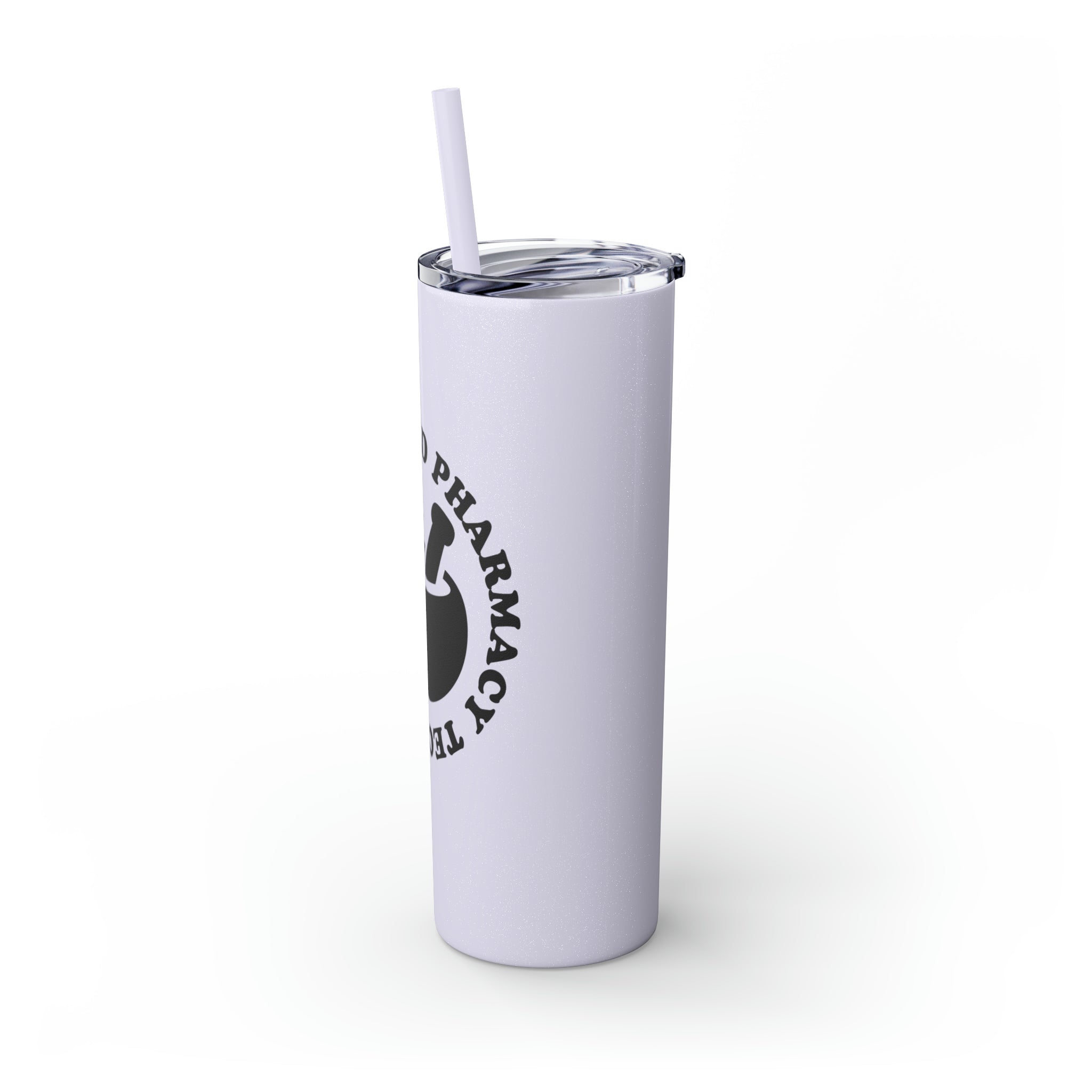 CPhT Mortar & Pestle Skinny Tumbler with Straw, 20oz