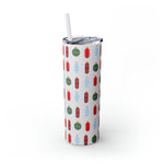 Pharmacy Pill Ornaments - Skinny Tumbler with Straw, 20oz