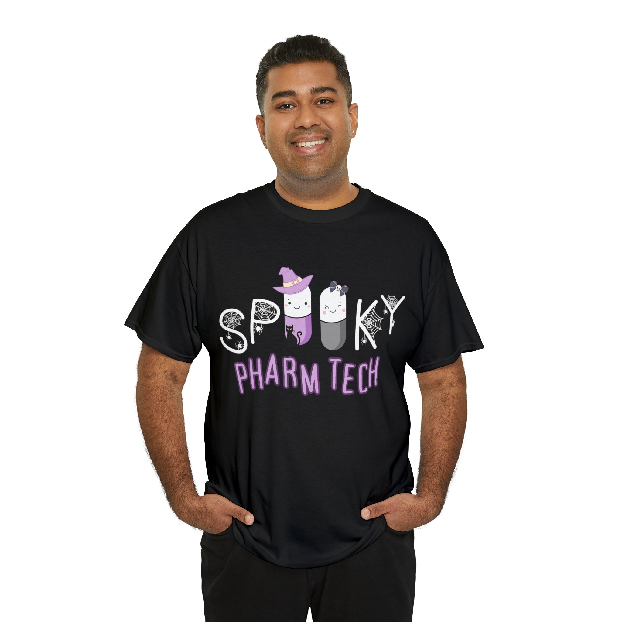 Spooky Pharm Tech "Spider Webs" T-Shirt