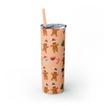 RX Gingerbreads - Skinny Tumbler with Straw, 20oz