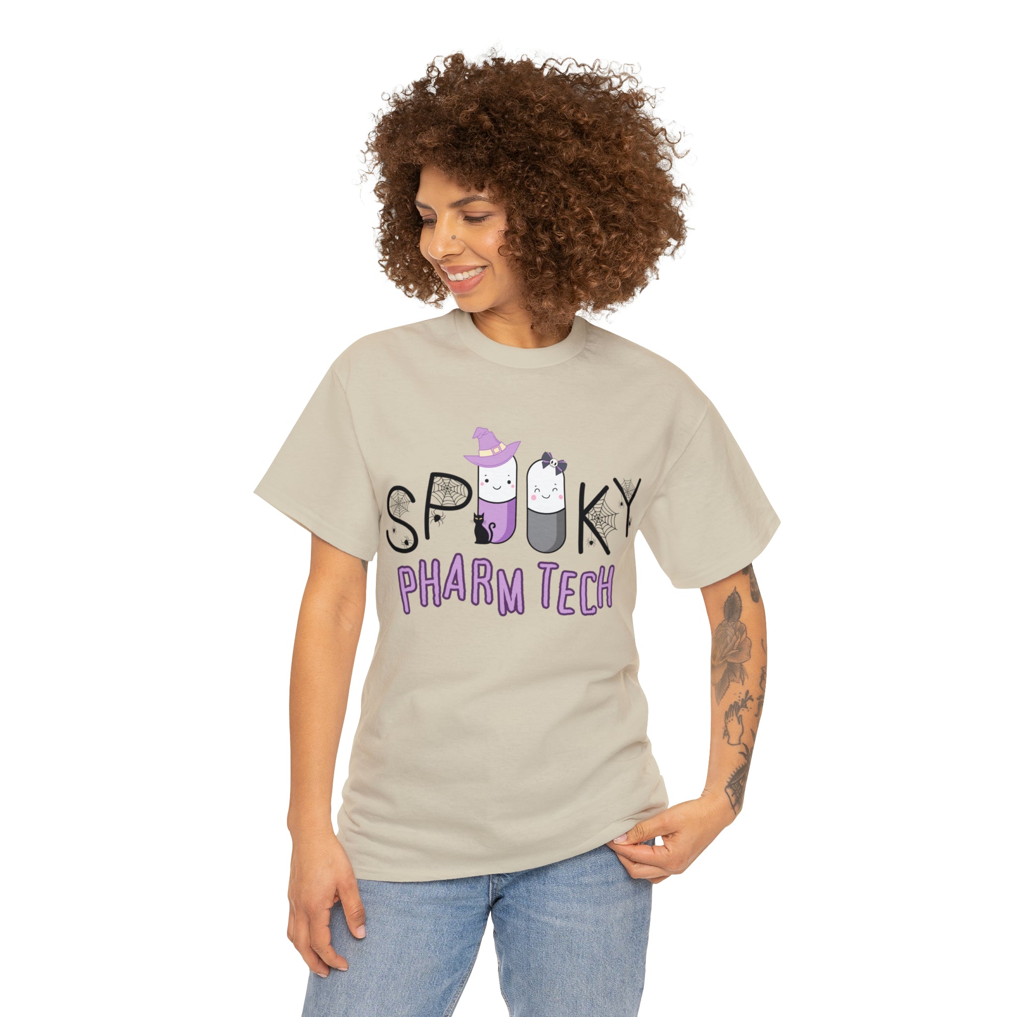 Spooky Pharm Tech "Spider Webs" T-Shirt