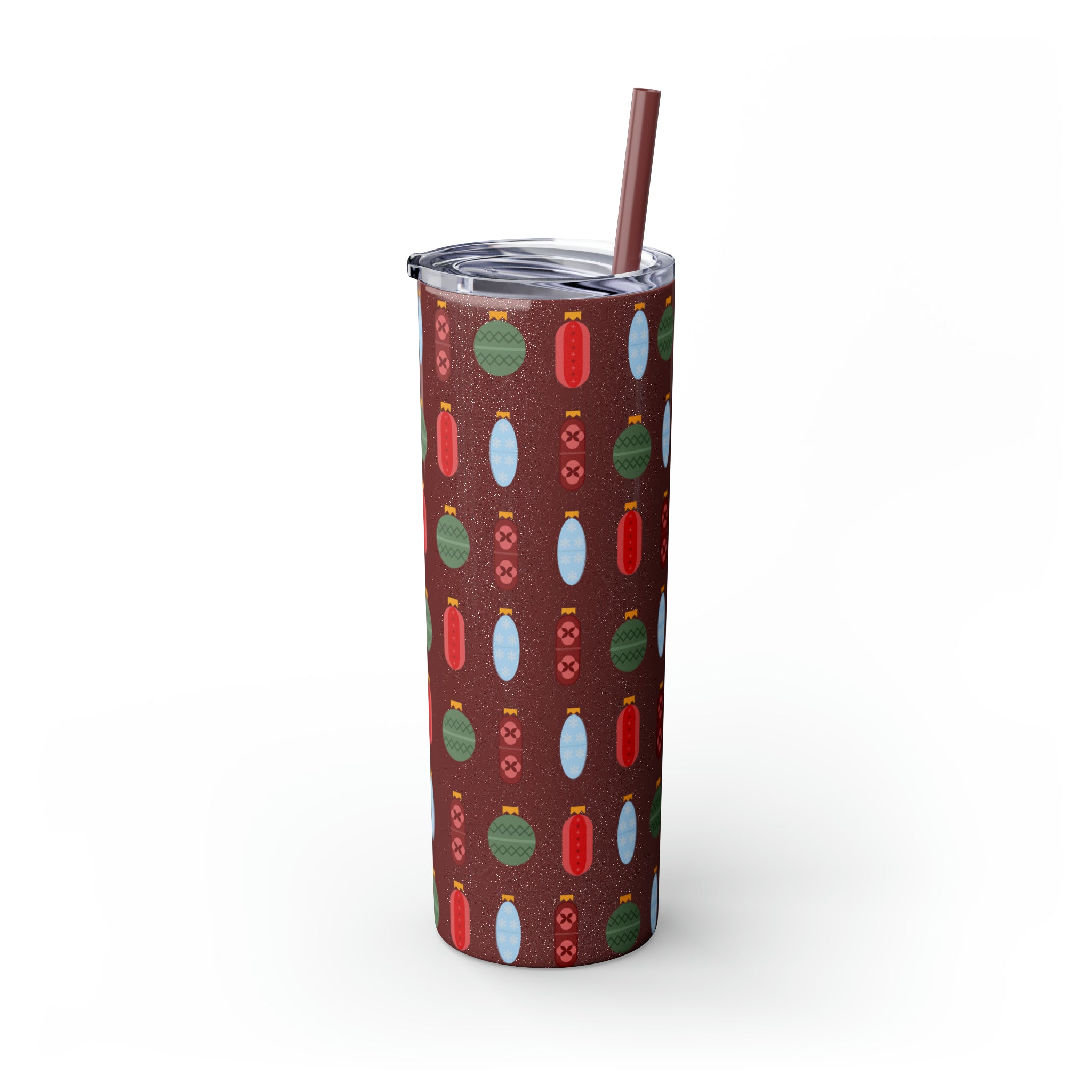 Pharmacy Pill Ornaments - Skinny Tumbler with Straw, 20oz