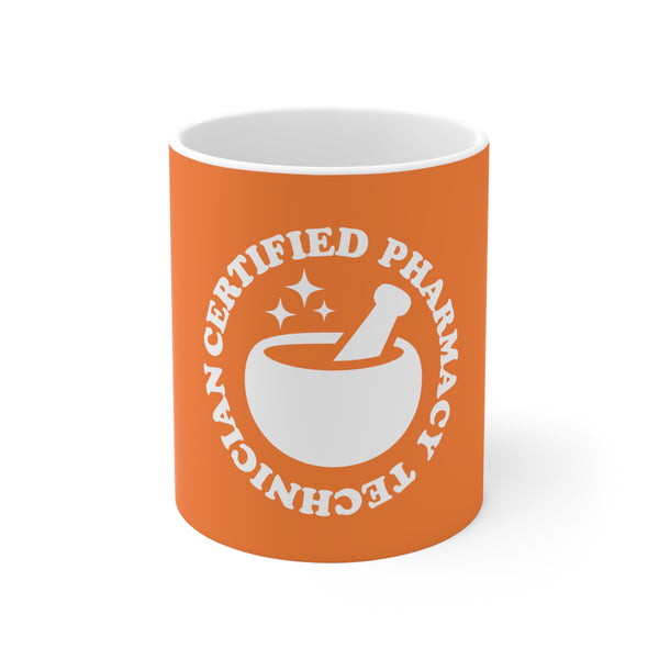 CPhT Mortar & Pestle Ceramic Mug 11oz- Crusta