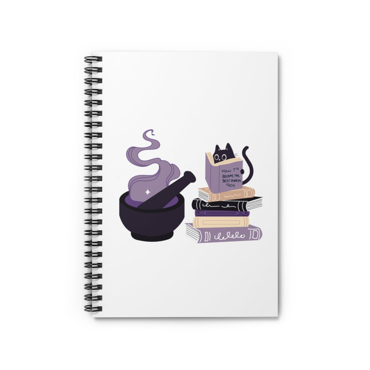 Witchy Pharm Tech Cat Journal // Halloween