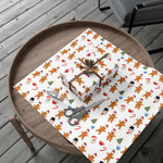 Rx Gingerbreads - Gift Wrap Papers (White)