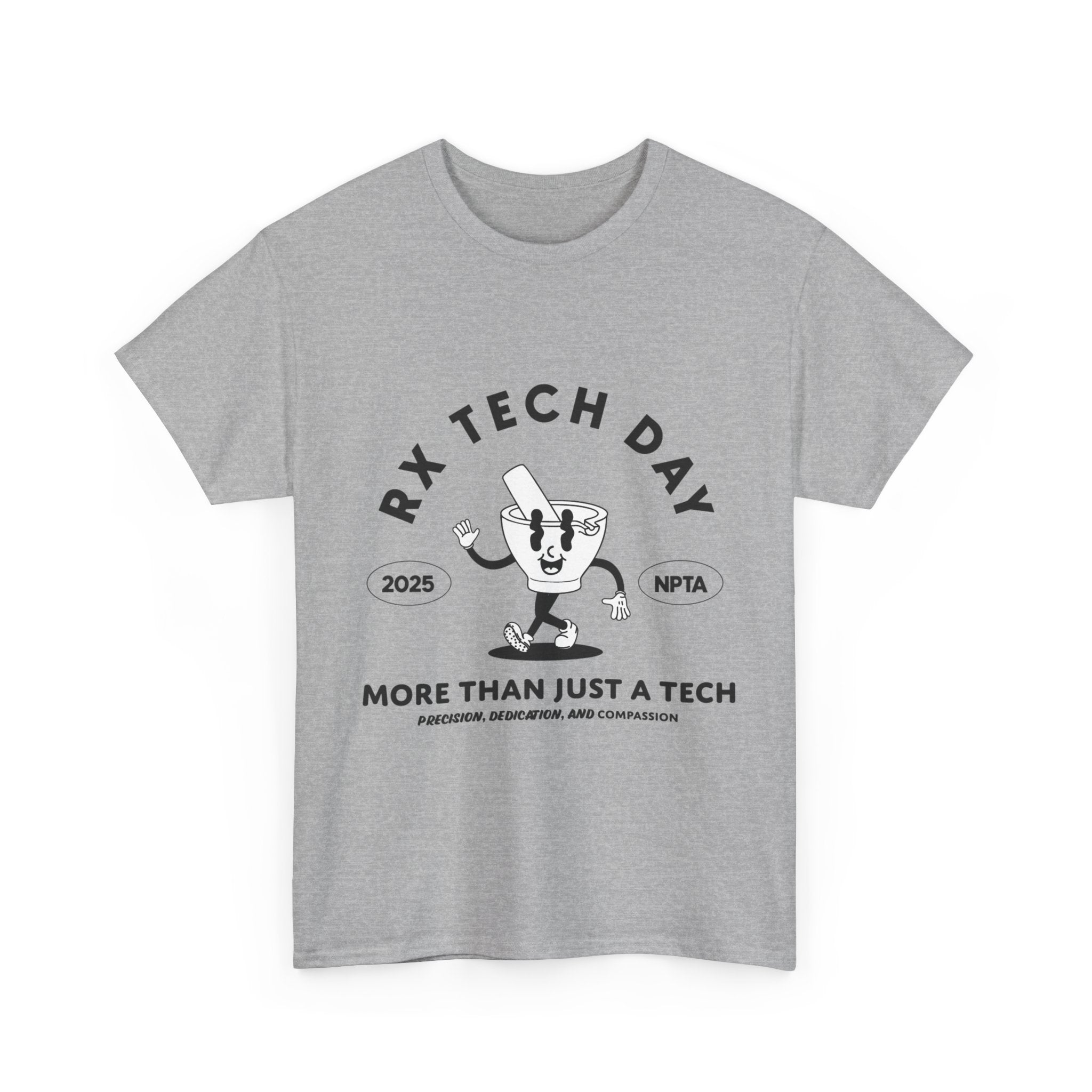 RxTech Day 2025 Mortar and Pestle Mascot Shirt