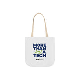 RxTech Day 2025 "More Than Just A Tech" (White) - Polyester Canvas Tote Bag