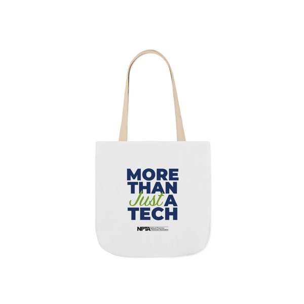 World Rx Tech Day 2025 "More Than Just A Tech" (White) - Polyester Canvas Tote Bag