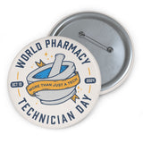 More Than Just A Tech: Pharmacy Technician Day 2024 Pin // Mortar and Pestle Edition