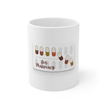 Falling for Pharmacy Ceramic Mug 11oz- White