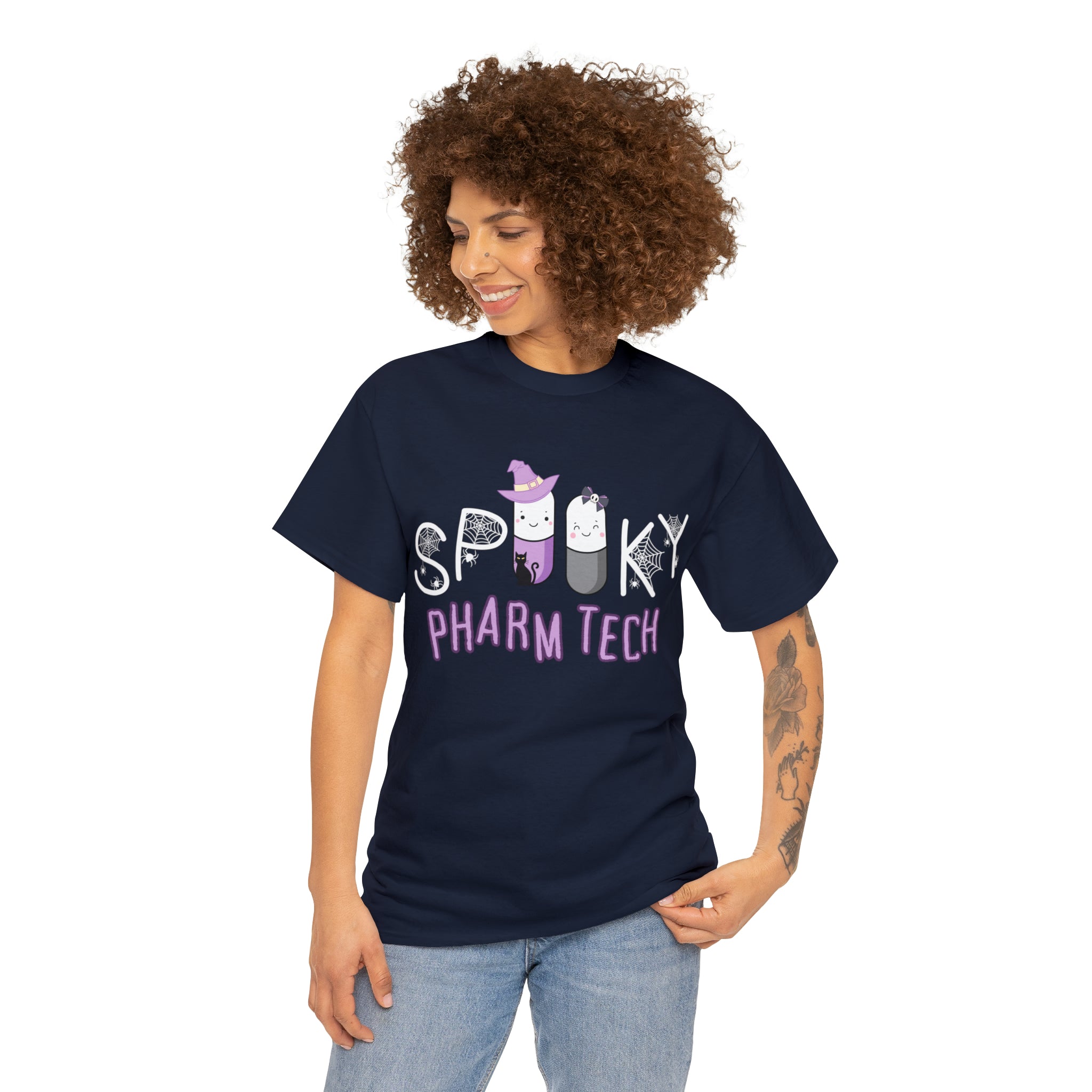 Spooky Pharm Tech "Spider Webs" T-Shirt