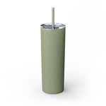 Falling for Pharmacy Skinny Tumbler with Straw, 20oz