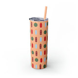 Pharmacy Pill Ornaments - Skinny Tumbler with Straw, 20oz