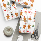 Rx Gingerbreads - Gift Wrap Papers (White)