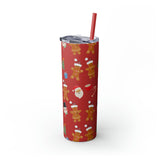 RX Gingerbreads - Skinny Tumbler with Straw, 20oz