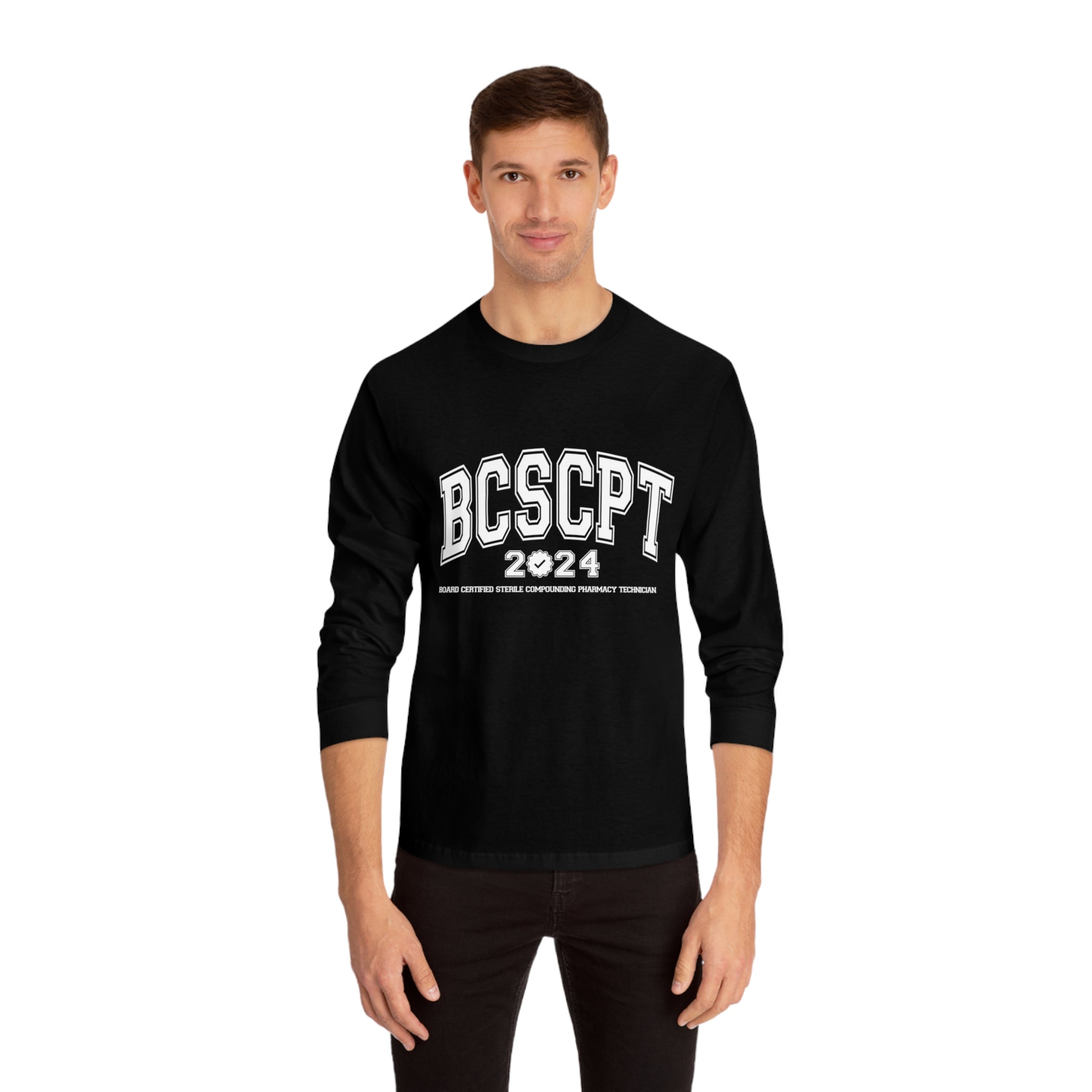 BCSCPT - Board Certified Sterile Compounding Pharmacy Technician Long Sleeve T-Shirt - v2