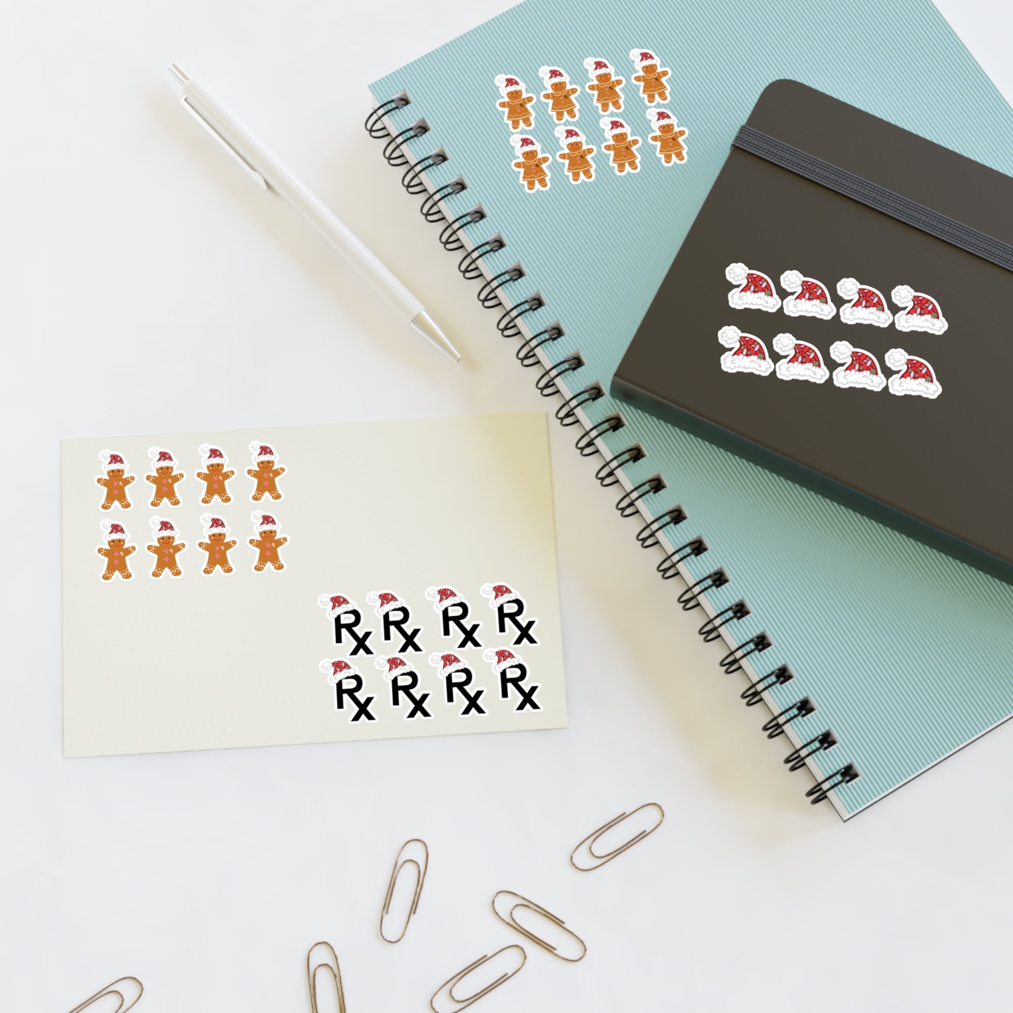 Rx Gingerbreads - Sticker Sheet (Sticker Badges)