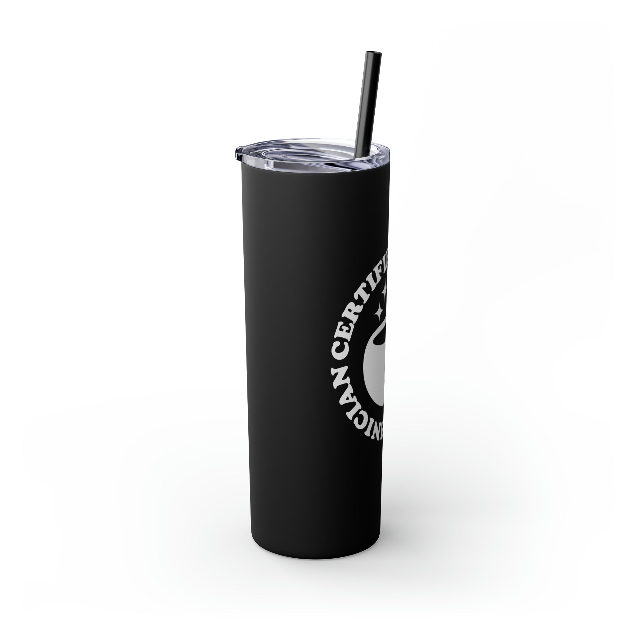 CPhT Mortar & Pestle Skinny Tumbler with Straw, 20oz