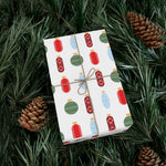 Pharmacy Pills Ornaments - Gift Wrap Papers (White)