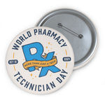 More Than Just A Tech: Pharmacy Technician Day 2024 Pin // Rx Symbol Edition