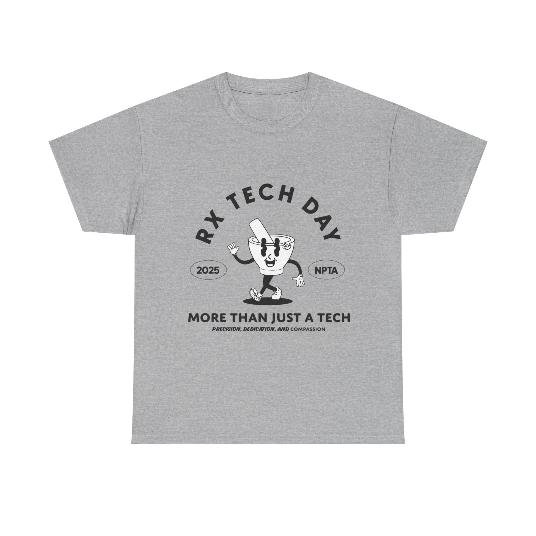 RxTech Day 2025 Mortar and Pestle Mascot Shirt