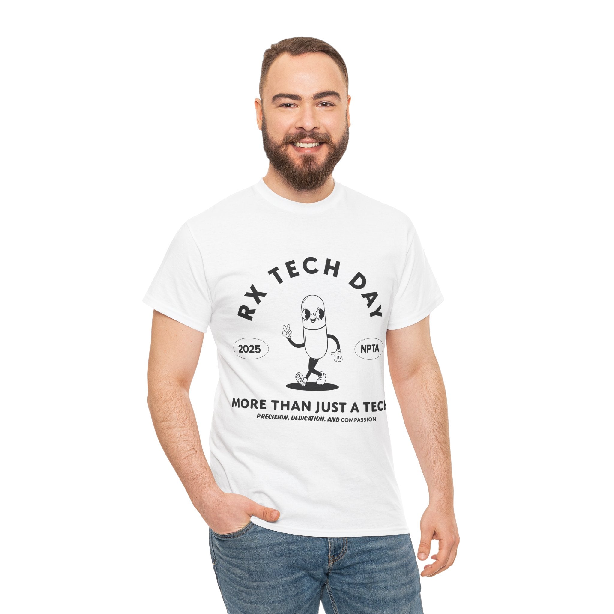 World Rx Tech Day 2025  Pill Cartoon Character Shirt