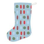 Pharmacy Pill Ornaments- Santa Stocking (Blue)