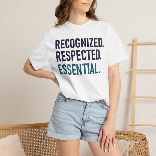 Recognized. Respected. Essential. — World RxTech Day 2026 T-Shirt