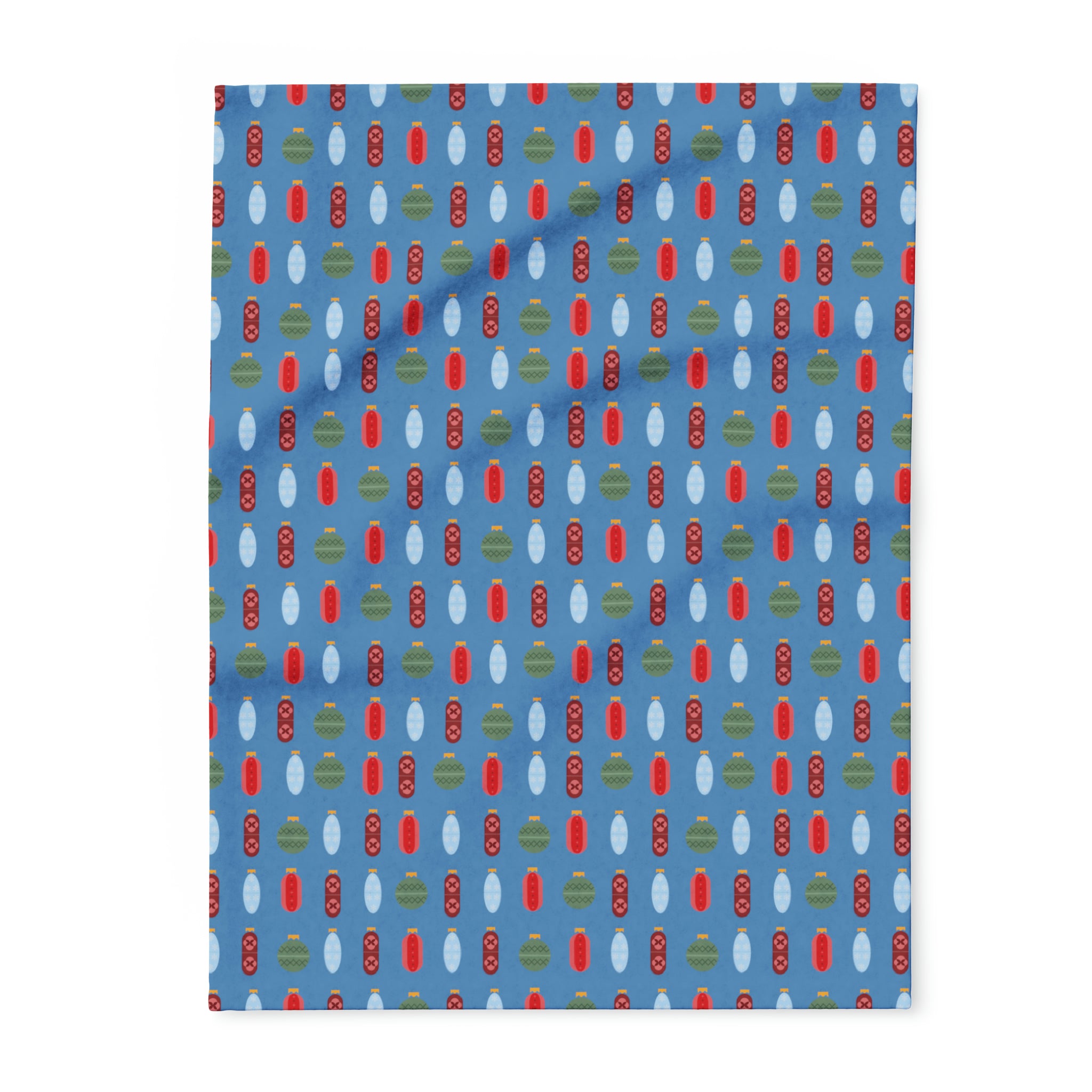 Pharmacy Pills Ornaments - Arctic Fleece Blanket (Blue)